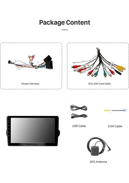 Fıat Egea 2016-2020 Multimedya Navigasyon USB Kamera Carplayer