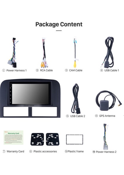 Jeep Grand Cherokee 2004-2005 Multimedya Navigasyon USB Kamera Carplayer