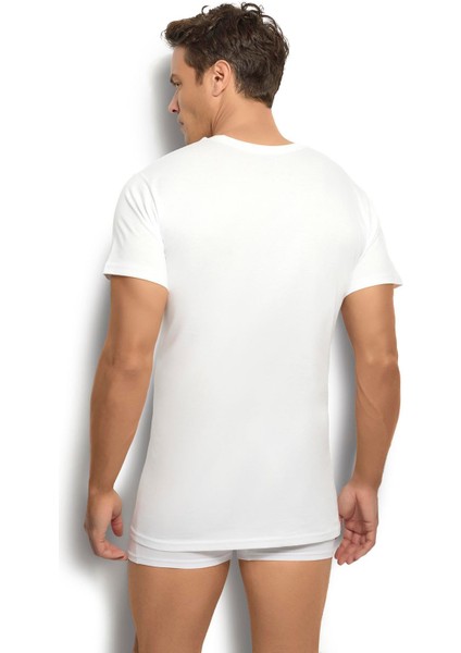 Erkek Beyaz Pamuklu Sıfır Yaka Atlet 104 modelleri