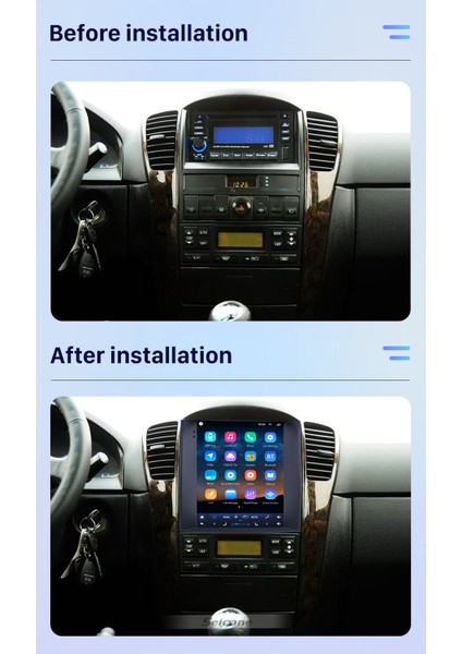 Kıa Sorento Low 2004-2008 Multimedya Navigasyon USB Kamera Carplayer 4 Ram