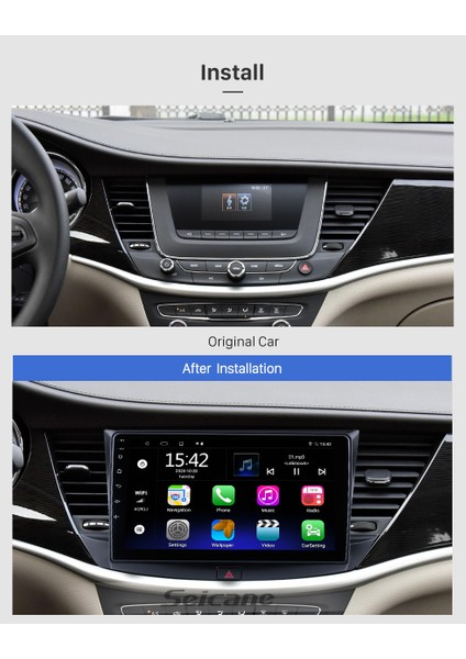 Opel Astra K 2015+ Multimedya Navigasyon USB Kamera Carplayer 4 Ram