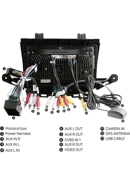 Opel Astra K 2015+ Multimedya Navigasyon USB Kamera Carplayer 4 Ram