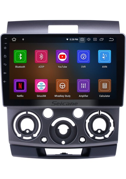 Ford Ranger 2006-2010 Multimedya Navigasyon USB Kamera Carplayer 4 Ram