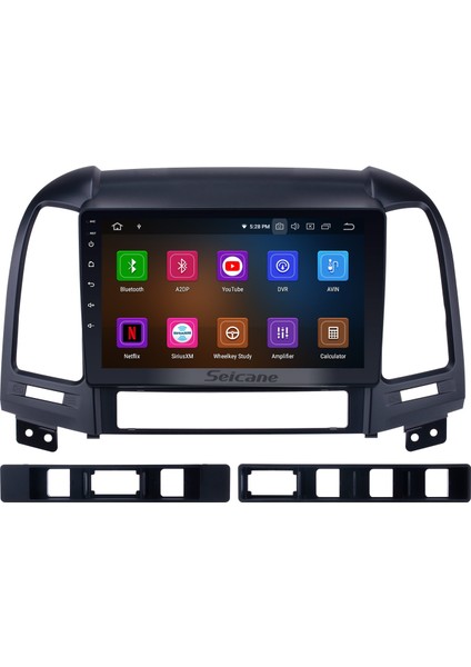 Hyundaı Santafe 2006-2012 Multimedya Navigasyon USB Kamera Carplayer 6 Ram