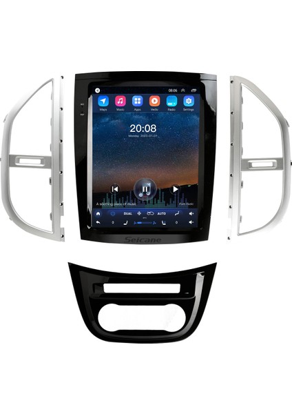 Mercedes Vıto W447 2014-2021 Multimedya Navigasyon USB Kamera Carplayer 4 Ram