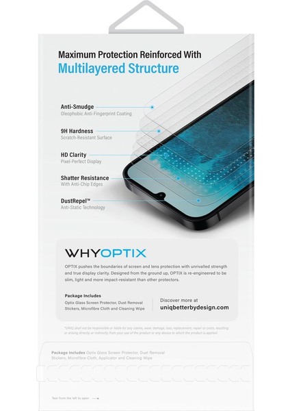 UNIQ Better By Design Samsung Galaxy Z Flip 6 Ekran Koruyucu Optix Privacy Serisi Hayalet Oleofobik Yüzey Kolay Kurulum