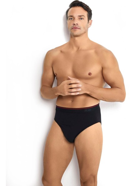 Erkek Siyah Slip 3'lü Külot 150