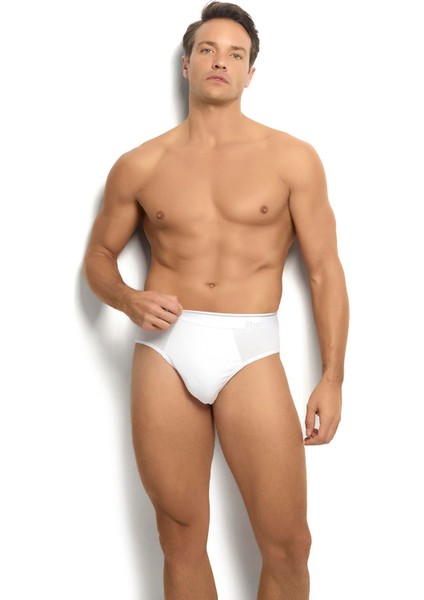 Erkek Beyaz Slip 3'lü Külot 150