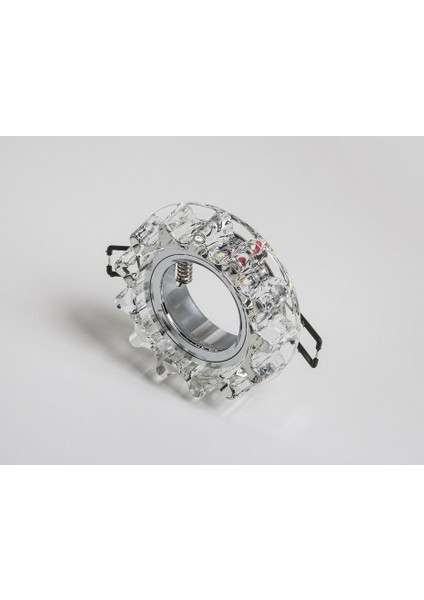 Ct 6595 Led Çerçeveli Beyaz Işık Kristal Cam Spot Kasa