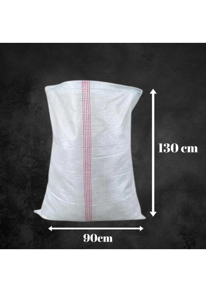 90 x 130 Çuval 100 Adet Ev Taşıma Tekstil Saman Gıda Depolama Vb.