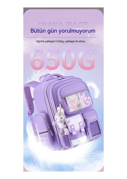 Omurga Korumalı Okul Çantası (Yurt Dışından)