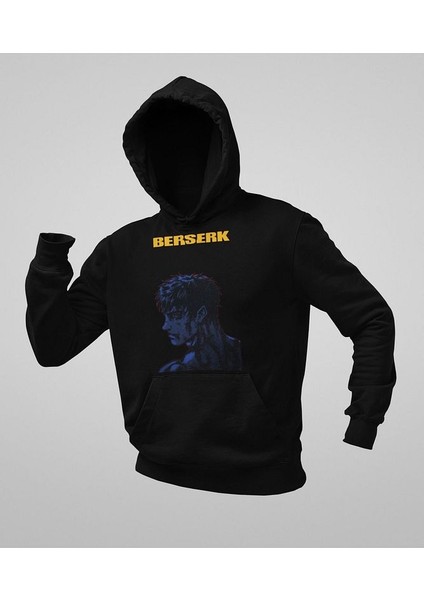 Berserk Anime Dizi Serisi Baskılı Unisex Oversize Hoodie modelleri