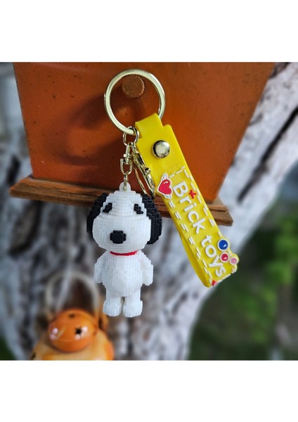 Sevimli Snoopy Anahtarlık, Çanta Süsü/araba Süsü