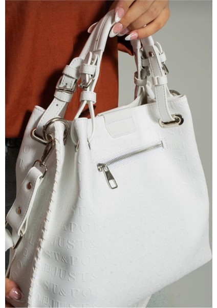 Kadın Örgülü 4 Bölmeli Omuz Çantası ve El Çantası 2180-GD fiyatları