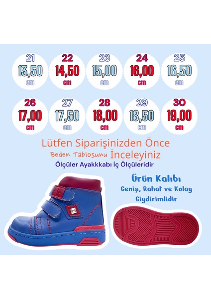 Ortopedik Kürklü Erkek Bebek ve Çocuk Botu KLSBEPA2305 Benetton 21