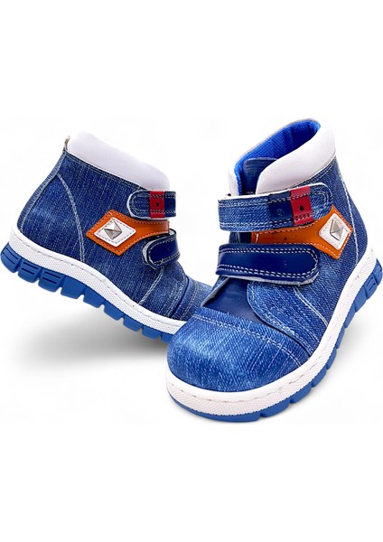 Ortopedik Polar Erkek Bebek ve Çocuk Botu KLSBEPA2305 Kot Mavisi 23