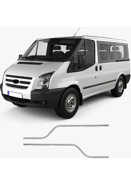 Ford Transit Krom Cam Çıtası 2 Parça P.çelik 2003 > 2013