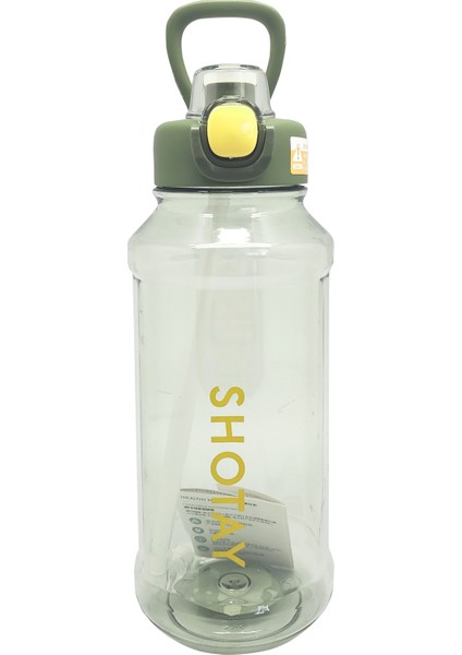 Plastik Matara Yeşil 1300 Ml.