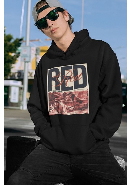 Unisex Taylor Swift Vintage Albüm Red Baskılı Oversize Hoodie fiyatları