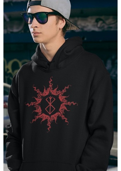 Anime Berserk Dizi Temalı Baskılı Unisex Oversize Hoodie fiyatları