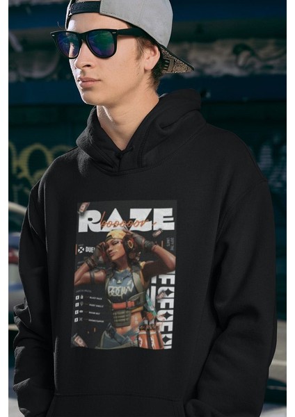 Raze Boomb Duelist Baskılı Unisex Oversize Valoorant Hoodie fiyatları