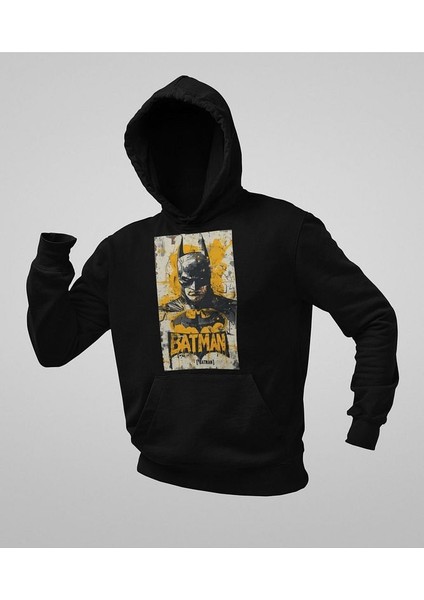 Batman Baskılı Unisex Oversize Dc Hoodie modelleri