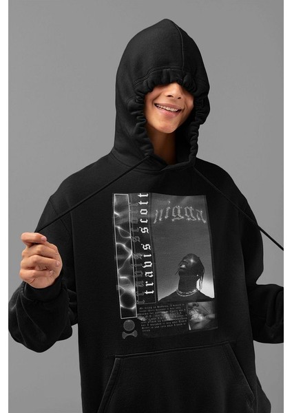 Nigga Travis Scott Baskılı Unisex Oversize Rapper Hoodie fiyatları
