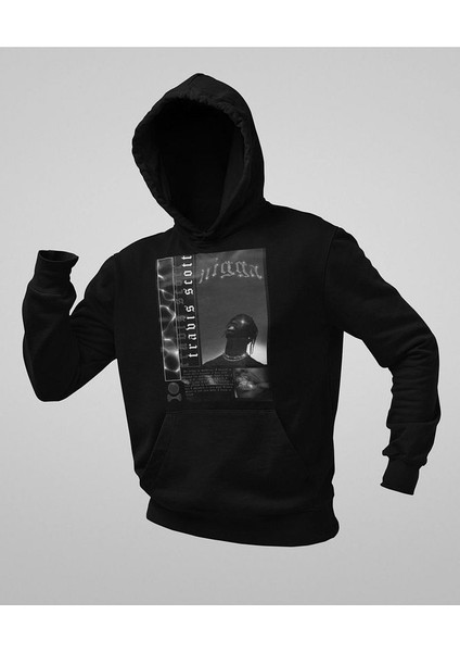 Nigga Travis Scott Baskılı Unisex Oversize Rapper Hoodie modelleri