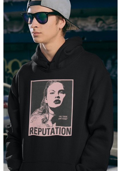 Oh Cause She Is Dead Yazılı Unisex Oversize Taylor Swift Hoodie