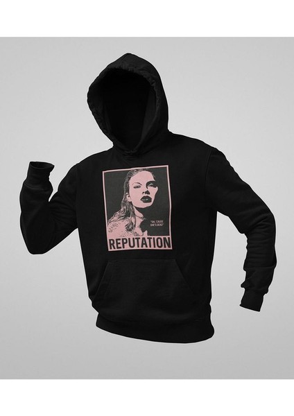 Oh Cause She Is Dead Yazılı Unisex Oversize Taylor Swift Hoodie