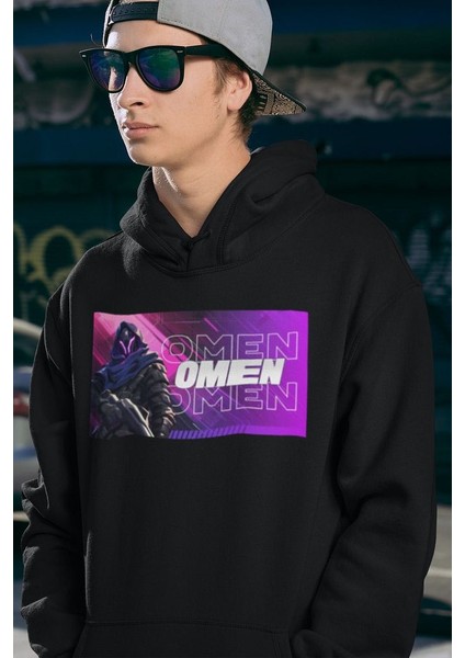 Omen Baskılı Unisex Oversize Vvalorant Hoodie fiyatları