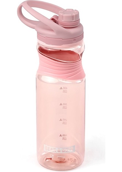 B&D Silikon Tutacaklı Pastel Matara Pembe 700 Ml.