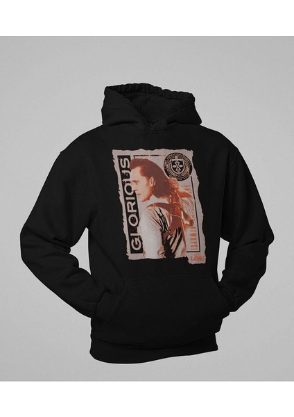 Avengers Loki Baskılı Unisex Oversize Marvel Hoodie modelleri