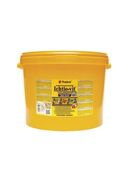 Ichtıo-Vıt Pul Yem, Tropikal Balık Yemi Yüksek Kaliteli 40 Gram