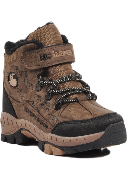 2040-F Siyah-Vizon Çocuk Kürklü Bot