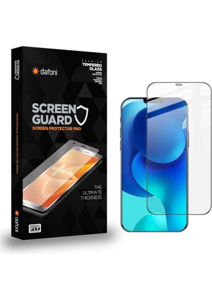 Apple iPhone 12 Pro Max 6.7 Inç Tempered Glass Premium Full Cam Ekran Koruyucu