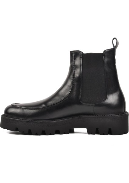Premium 106 Siyah Deri Erkek Bot modelleri