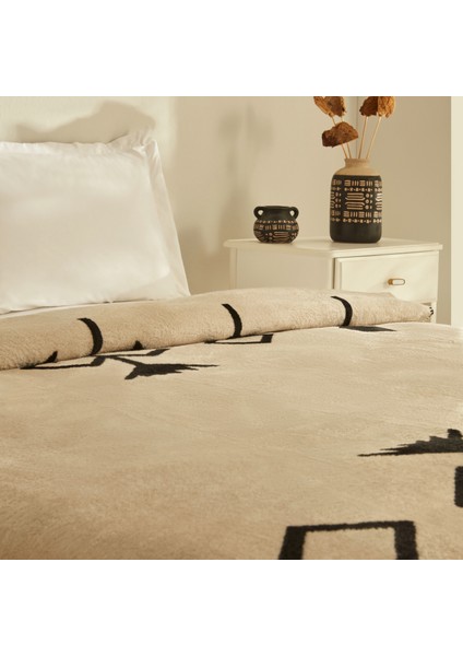 Çift Kişilik Pamuklu Battaniye 200x220 cm Beyaz Yumuşak Dokulu Konforlu Tasarım fırsatları