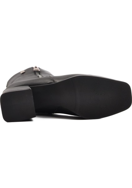 Pc-54000 Siyah Içi Kürklü Kadın Topuklu Bot indirimleri