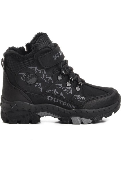 2040-F Siyah Çocuk Kürklü Bot fiyatları