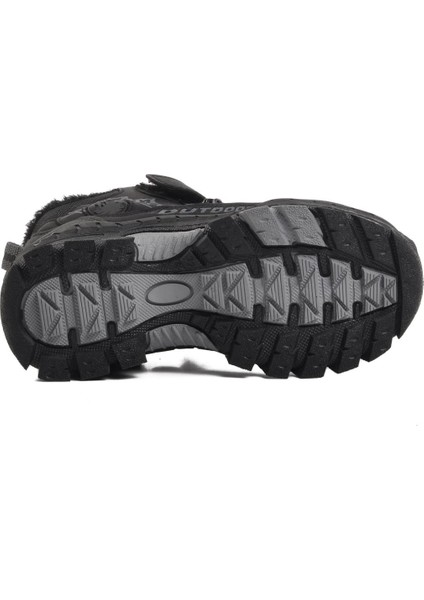 2040-F Siyah Çocuk Kürklü Bot indirimleri