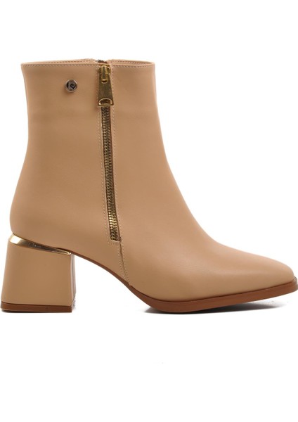 Pc-54000 Bej Içi Kürklü Kadın Topuklu Bot fiyatları