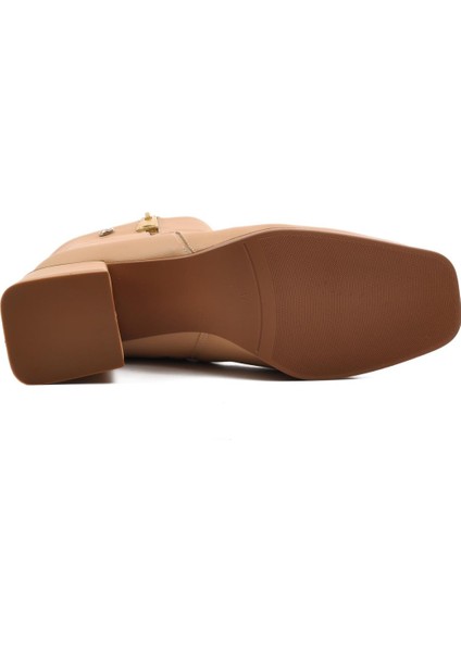 Pc-54000 Bej Içi Kürklü Kadın Topuklu Bot indirimleri