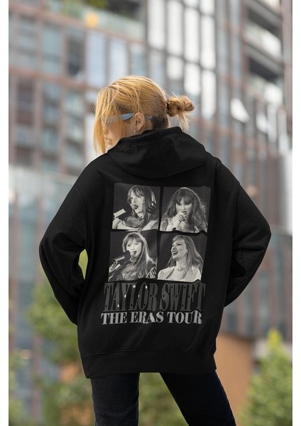 Taylor Swift The Eras Tour Baskılı Oversize Şarkıcı Hoodie