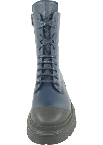 1308242413 Kadın Günlük Bot Postal Burunlu Lacivert Anilin fiyatları