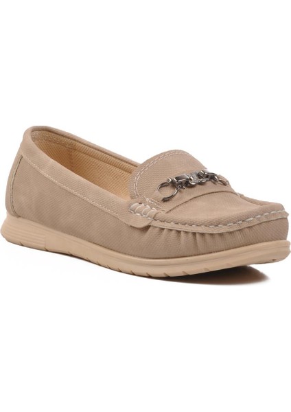 SC155 Bej Kadın Günlük Ayakkabı