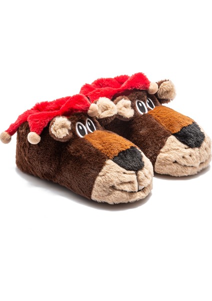 Joker Erkek Hayvanlı Panduf Kahverengi 41/46 indirimleri