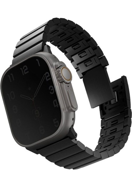 Apple Watch 44MM Kordon Strova Mag Serisi Çelik Ayarlanabilir Kordon