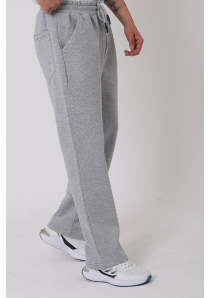 Baggy 3 Ip Şardonlu Düz Eşofman Altı Spr 12071_70099