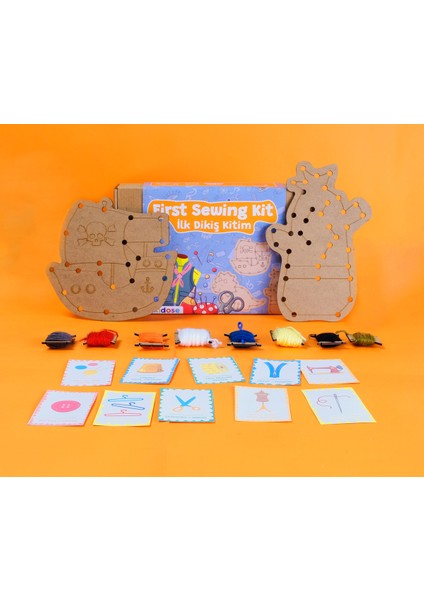Çocuklar Için Ilk Dikiş Kitim - (First Sewing Kit)